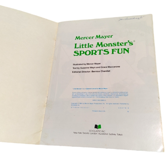 Vintage 1984 Mercer Mayer Little Monster's "Sports Fun" 75 Sticker Book- Unused - Picture 4 of 11